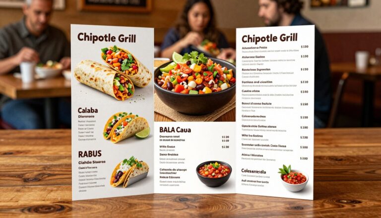 Chipotle Grill Menu