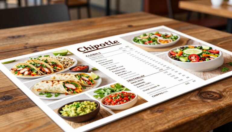 Chipotle Menu With Prices