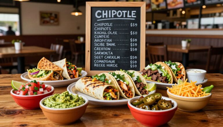 Chipotle Mexican Menu
