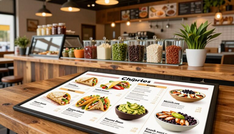 Chipotle Restaurant Menu