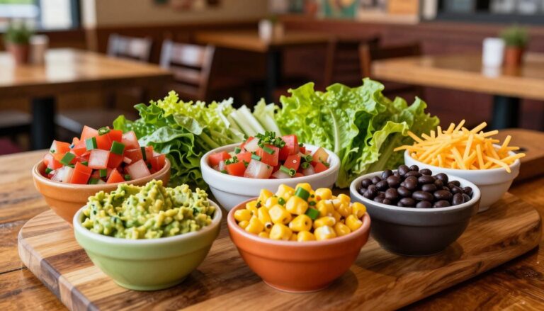 Chipotle Toppings Menu