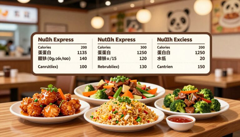 Panda Express Menu Nutrition